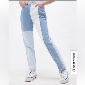 PacSun Eco Hopper Patch Mom Jeans
